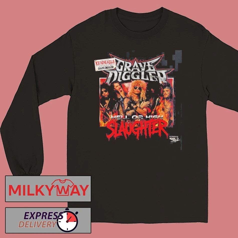 Ice Nine Kills Grave Diggler Hell Or High Slaughter From Ready Or Not 2 Here I Come T-Shirt