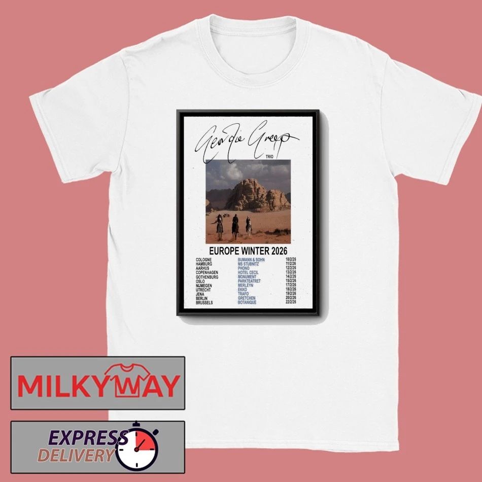 Geordie Greep EU 2026 Winter Tour Poster shirt