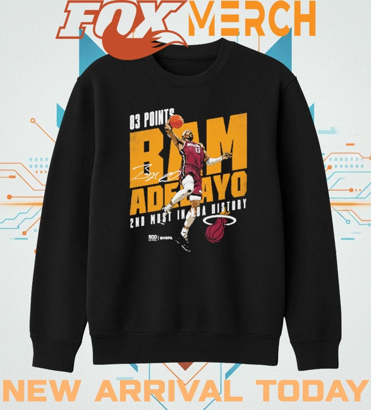 Bam Adebayo Miami Heat 83 Points 2nd most in NBA history t-shirt