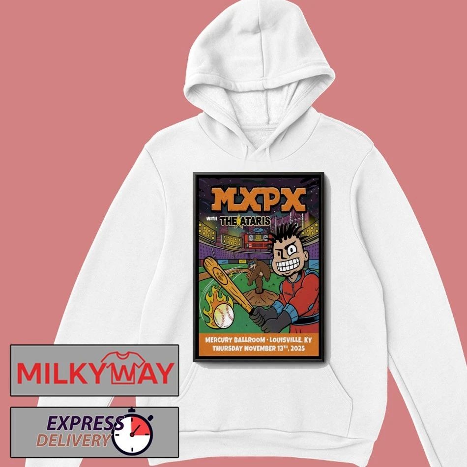 MXPX Nov 13 2025 Mercury Ballroom Louisville KY Poster shirt