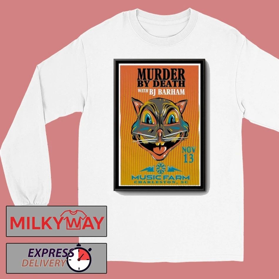 Murder By Death Nov 13 2025 Music Farm Charleston South Carolina Poster shirt