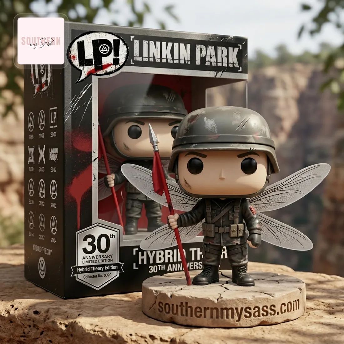 Linkin Park Hybrid Theory 30th Anniversary Limited Edition Soldier Funko Pop Figure Doll