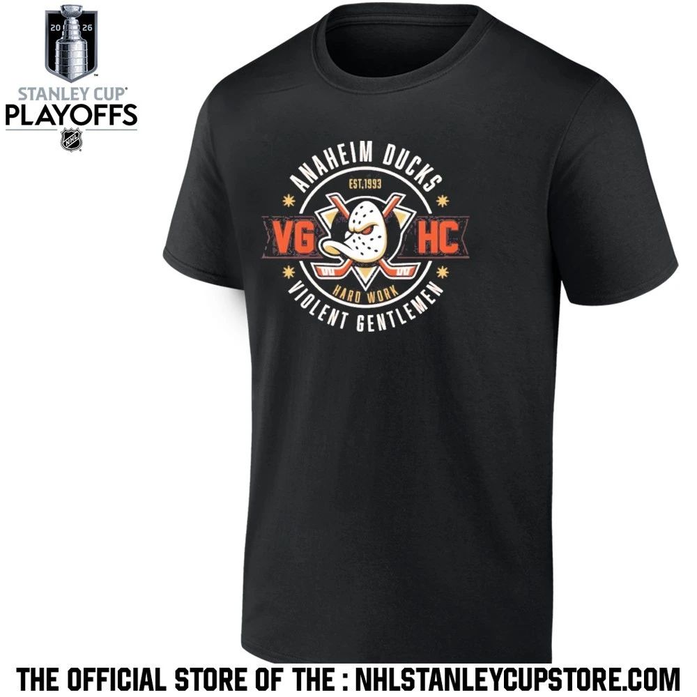 Anaheim Ducks Violent Gentlemen Hockey Vghc Nhl Stanley Cup 2026 Shirt