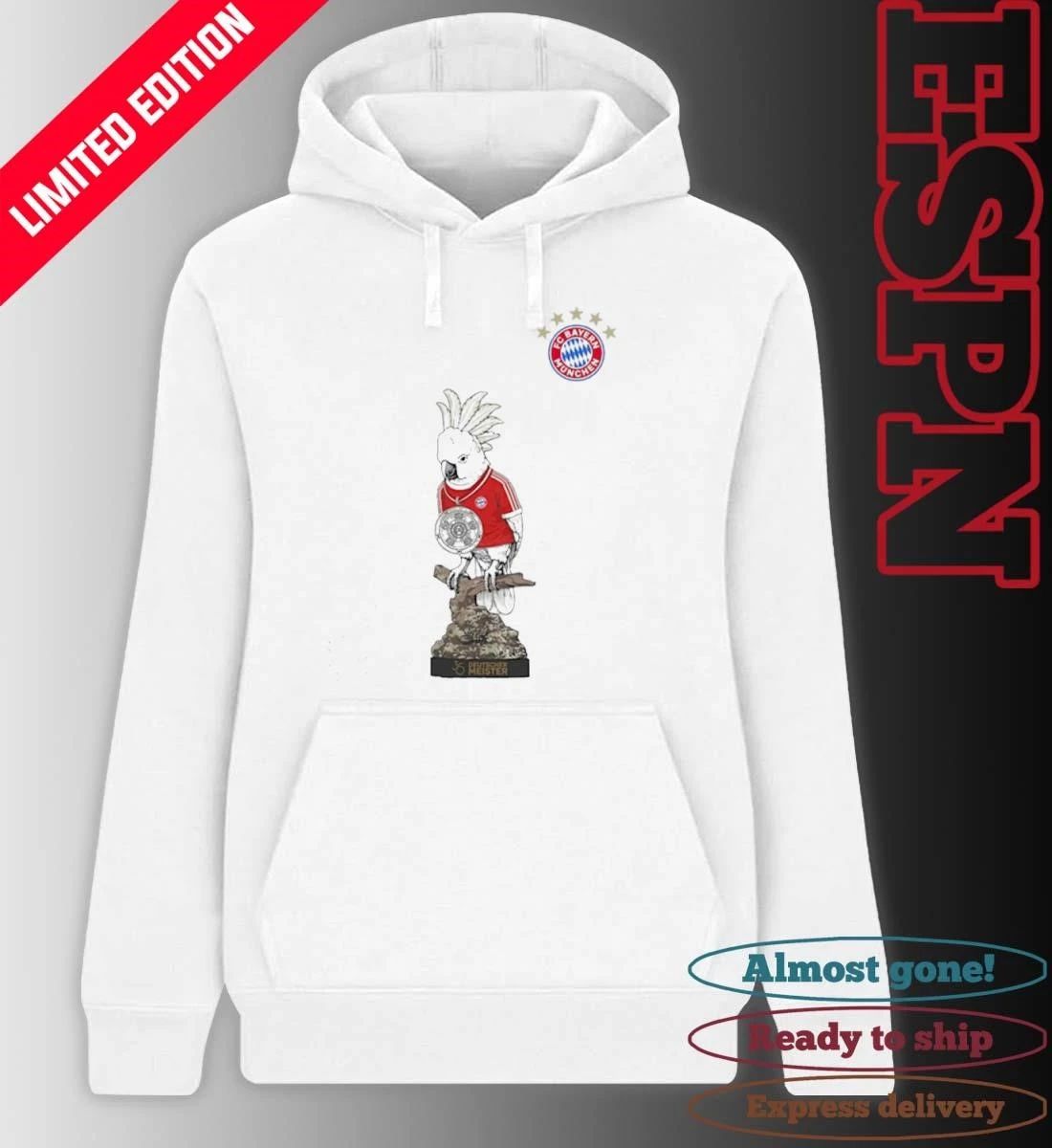 FC Bayern Munich 35th Deutscher Meister Cockatoo Shirt