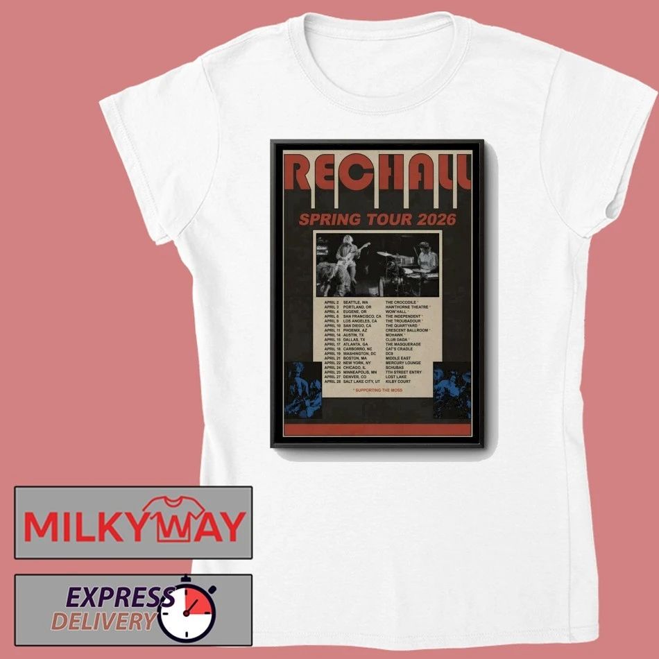 Rec Hall 2026 Spring Tour Poster shirt