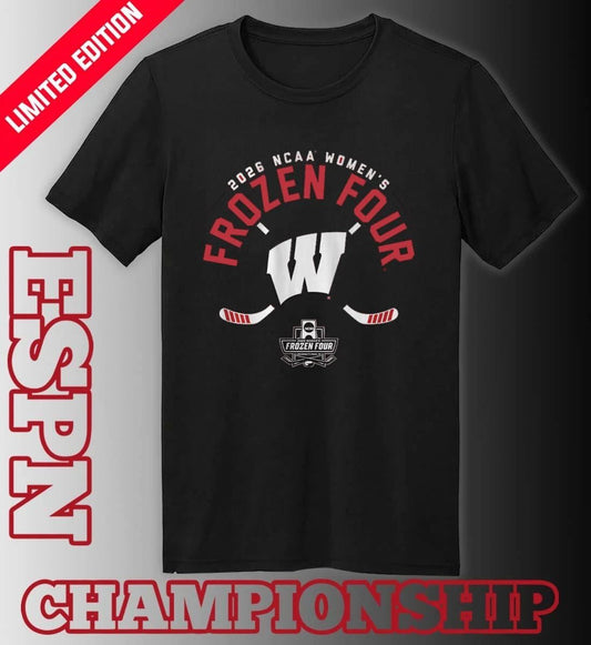 Wisconsin Women’s Ice Hockey 2026 Frozen Four T-Shirt
