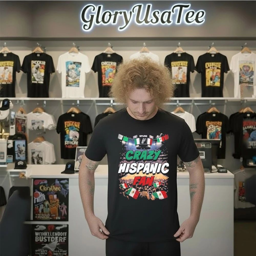 Crazy Hispanic Fan Graphic Shirt