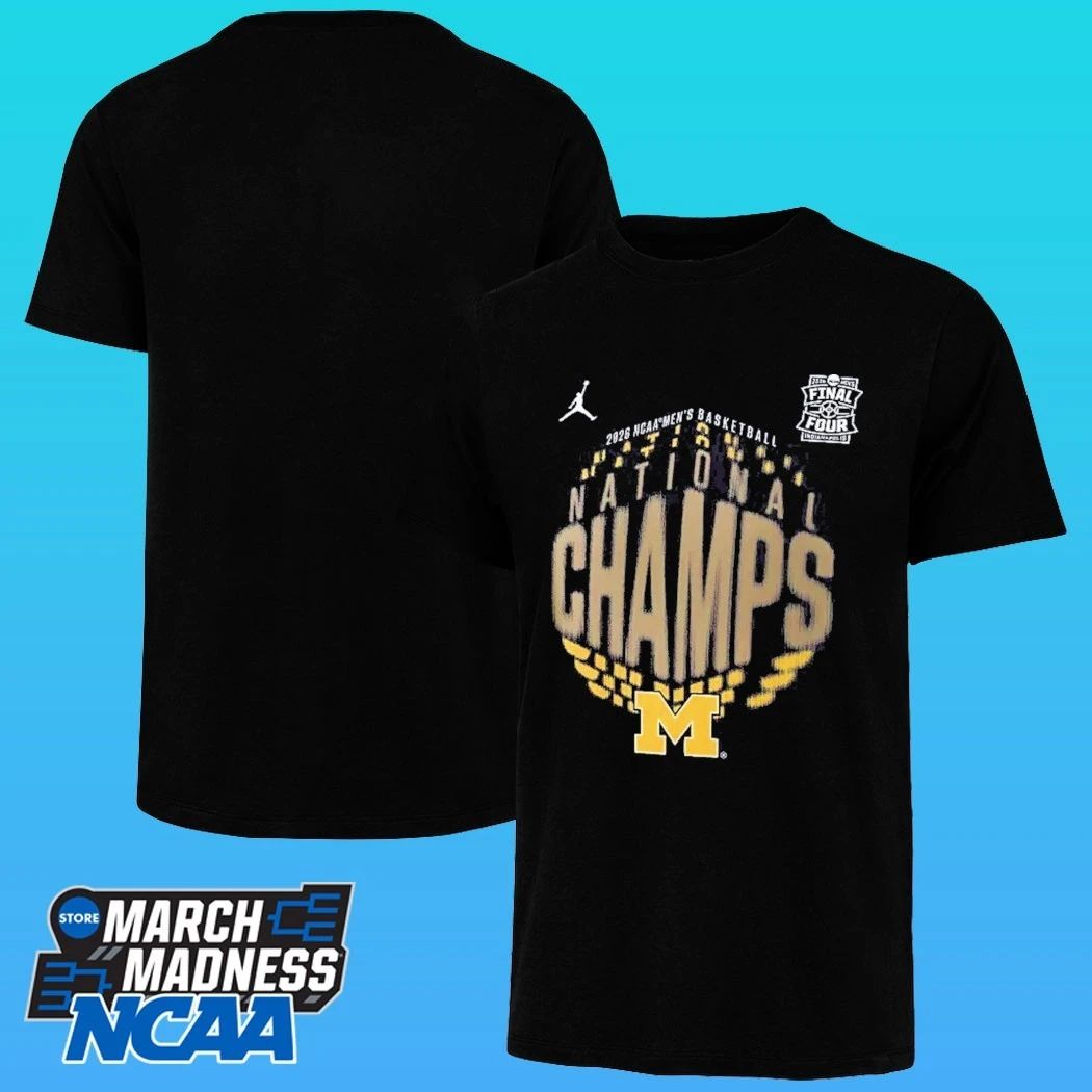 Michigan Wolverines 2026 NCAA Men’s Basketball National Champs Shirt