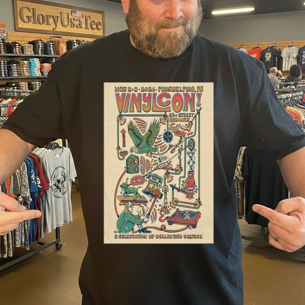 Vinylcon! Philadelphia PA 5-2.5-3-2026 Poster Shirt