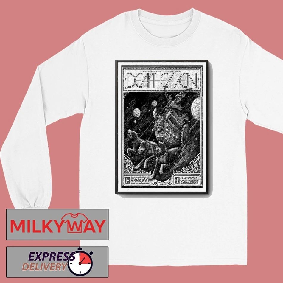 Deafheaven Oct 12 2025 Manchester Music Hall, Lexington, KY Poster shirt