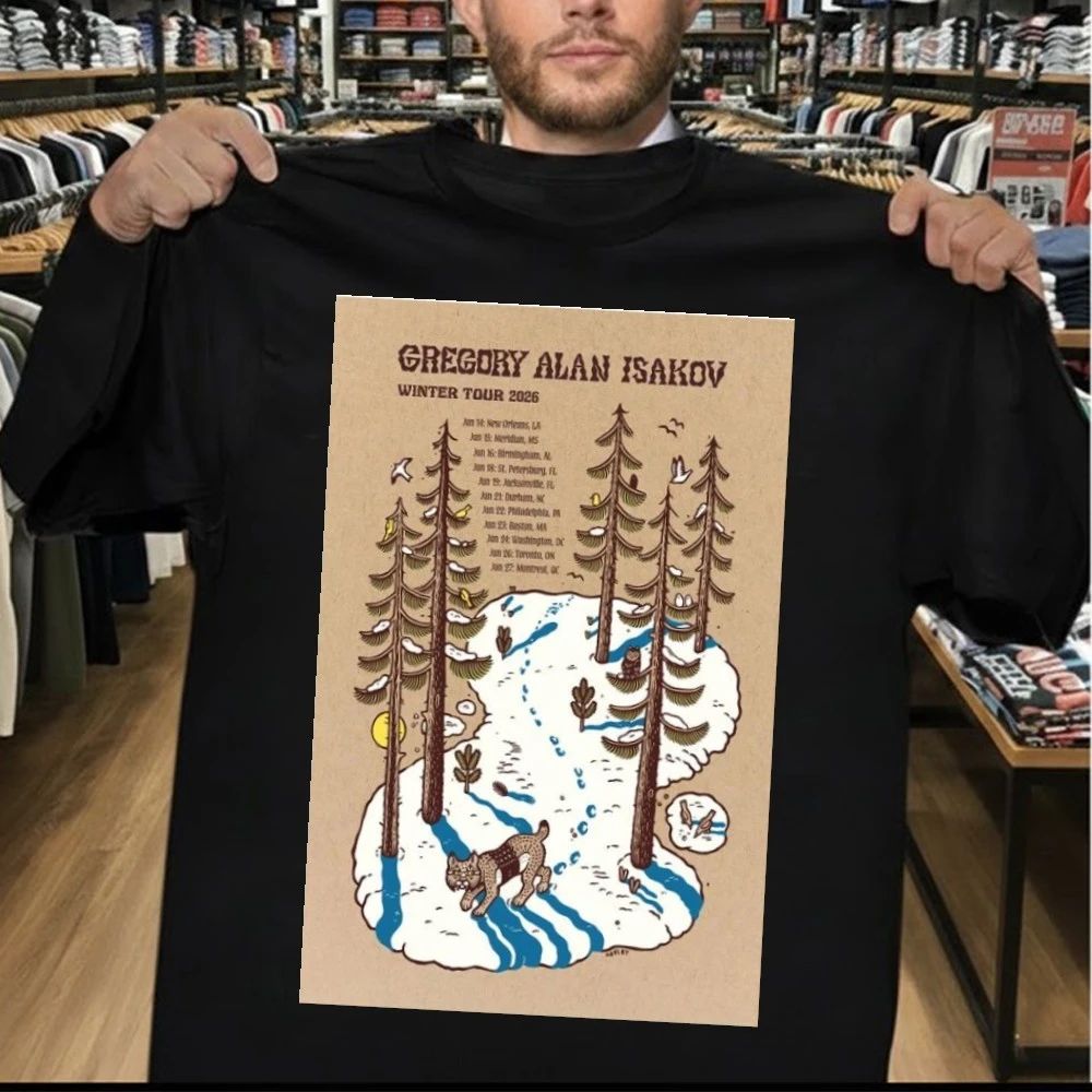 Gregory Alan Isakov Tour 2026 Poster Shirt
