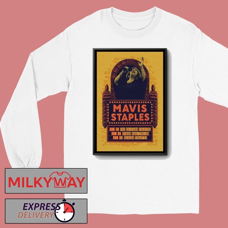 Mavis Staples Jan 24 2026 In Nashville TN Poster shirt