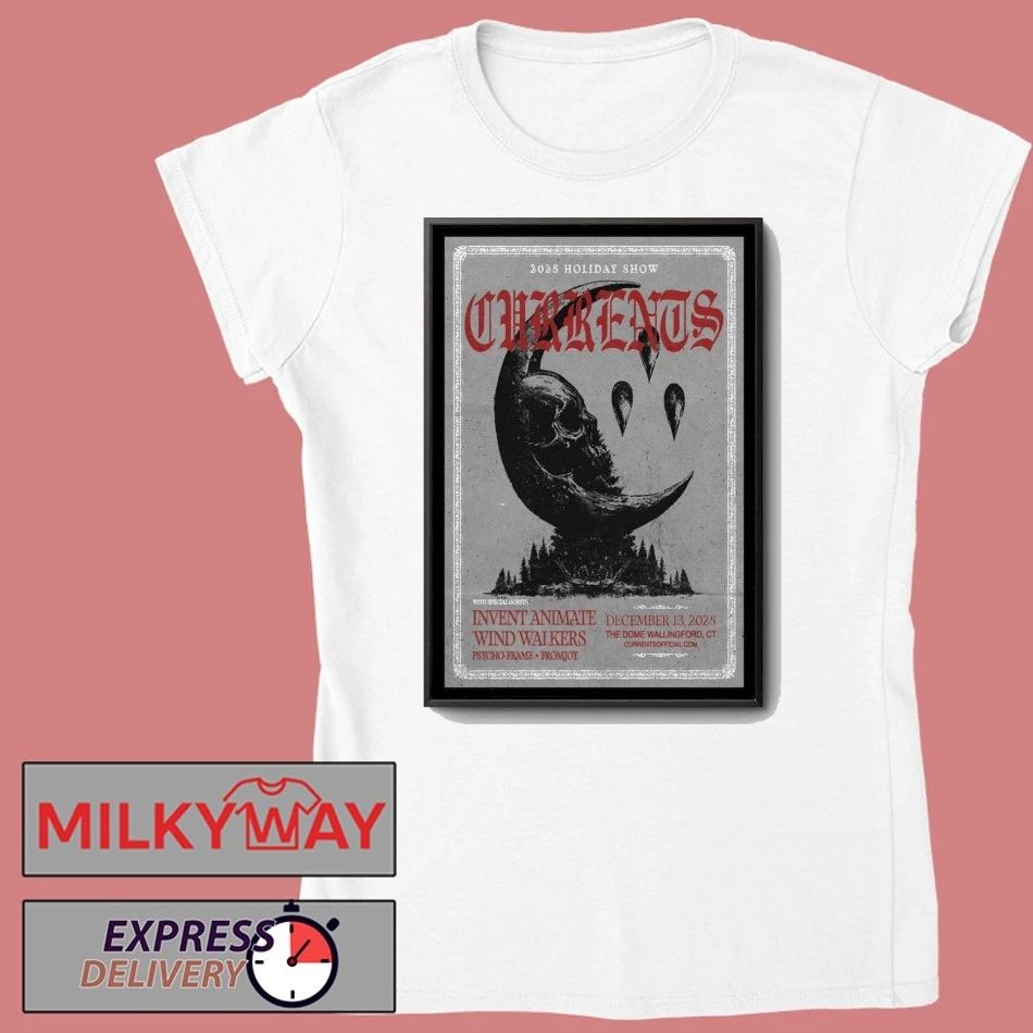 Currents December 13 2025 The Dome, Wallingford Poster shirt