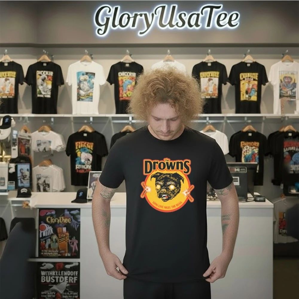 The Drowns Nigel Black T-Shirt