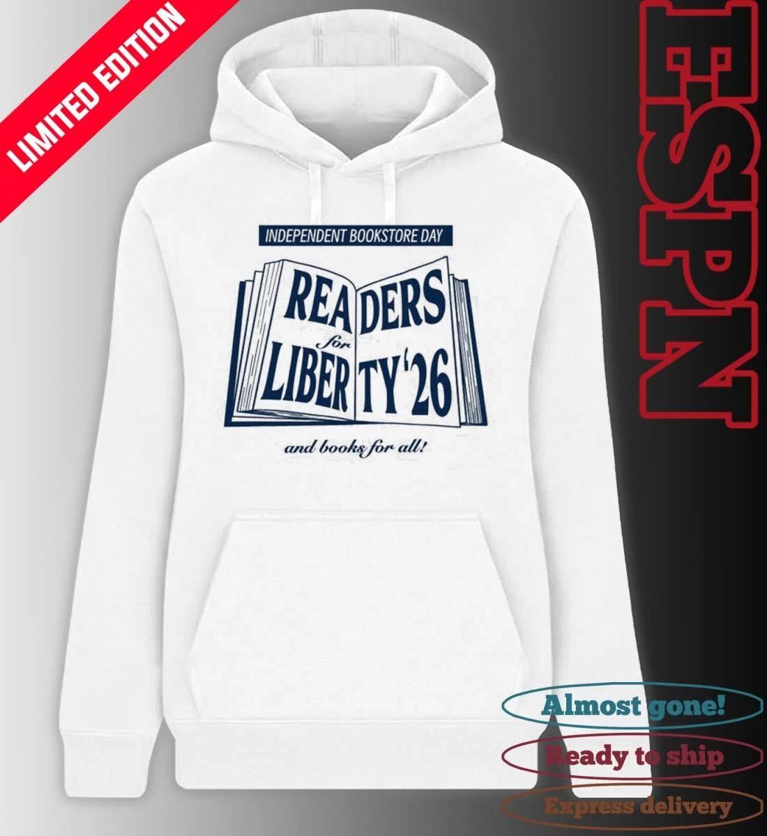 Readers for Liberty and Books for All shirt