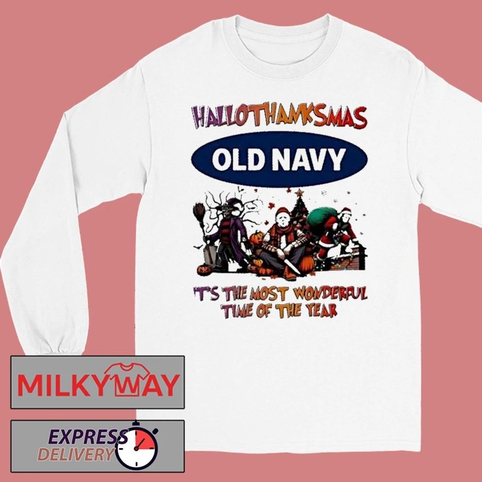 Horror Movies Halloween X Old Navy Its The Most Wonderful Time Of The Year Shirt