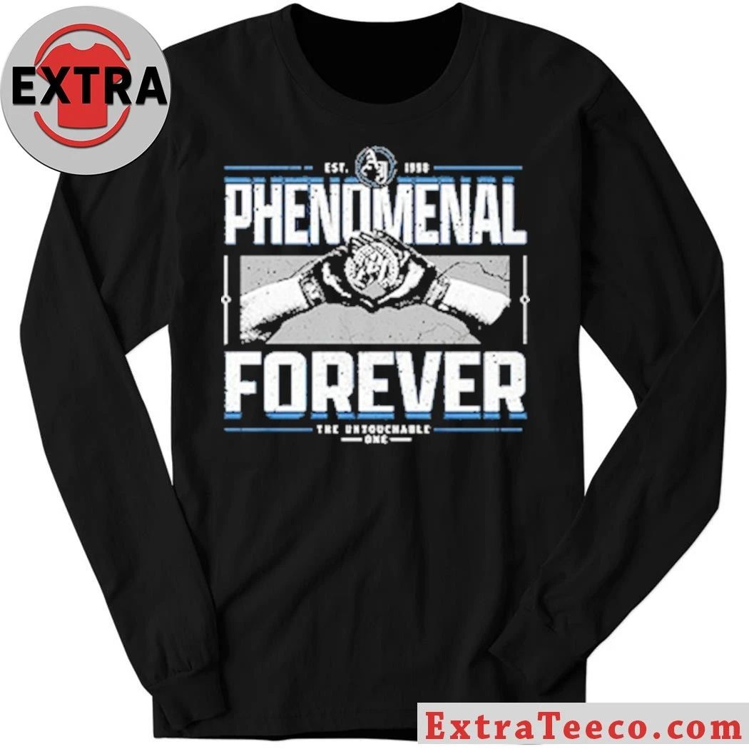 Celebrating 10 years of AJ Styles Phenomenal Forever, The Undefeated T-Shirt