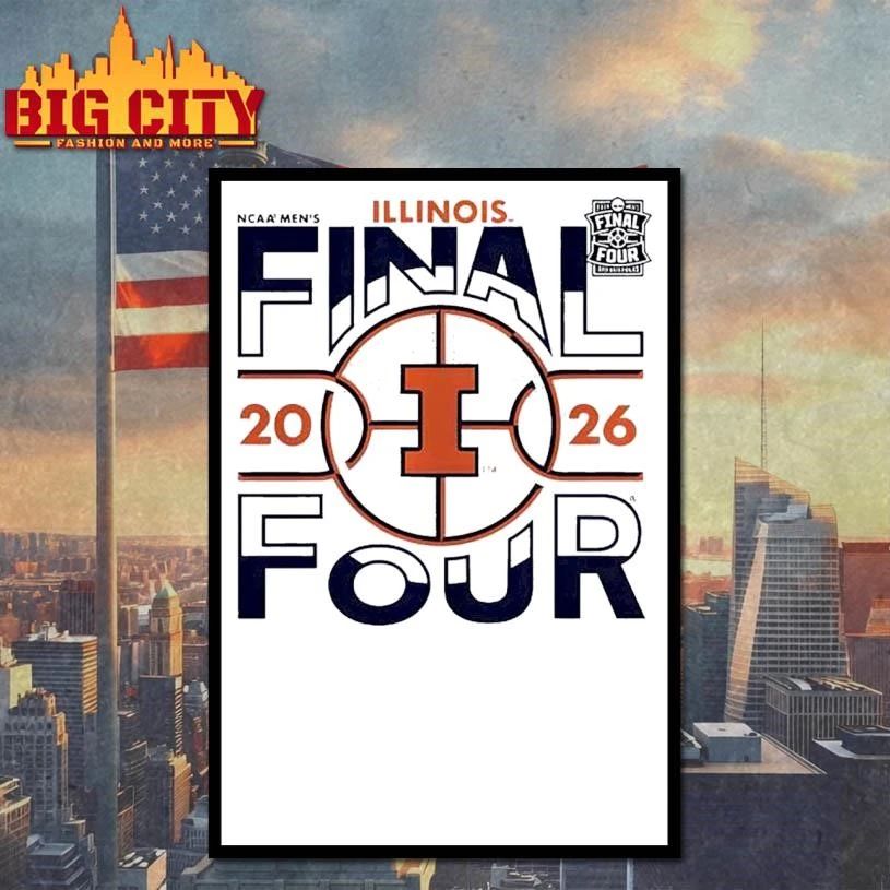 Illinois Basketball 2026 Final Four College Shirt