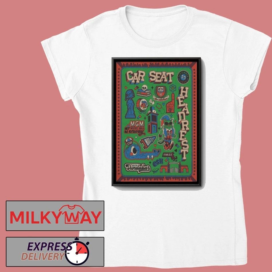 Car Seat Headrest Boston MA 2025 Poster shirt