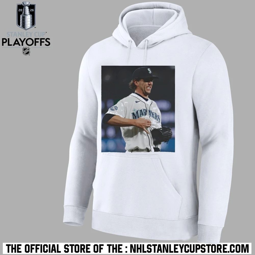 Logan Gilbert Baseball Pitcher Catches Ball In Photo Shirt