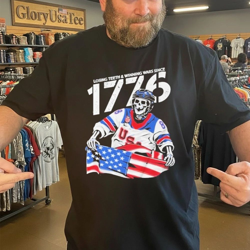 Jack Hughes Losing Teeth Winning Wars Since 1776 Shirt