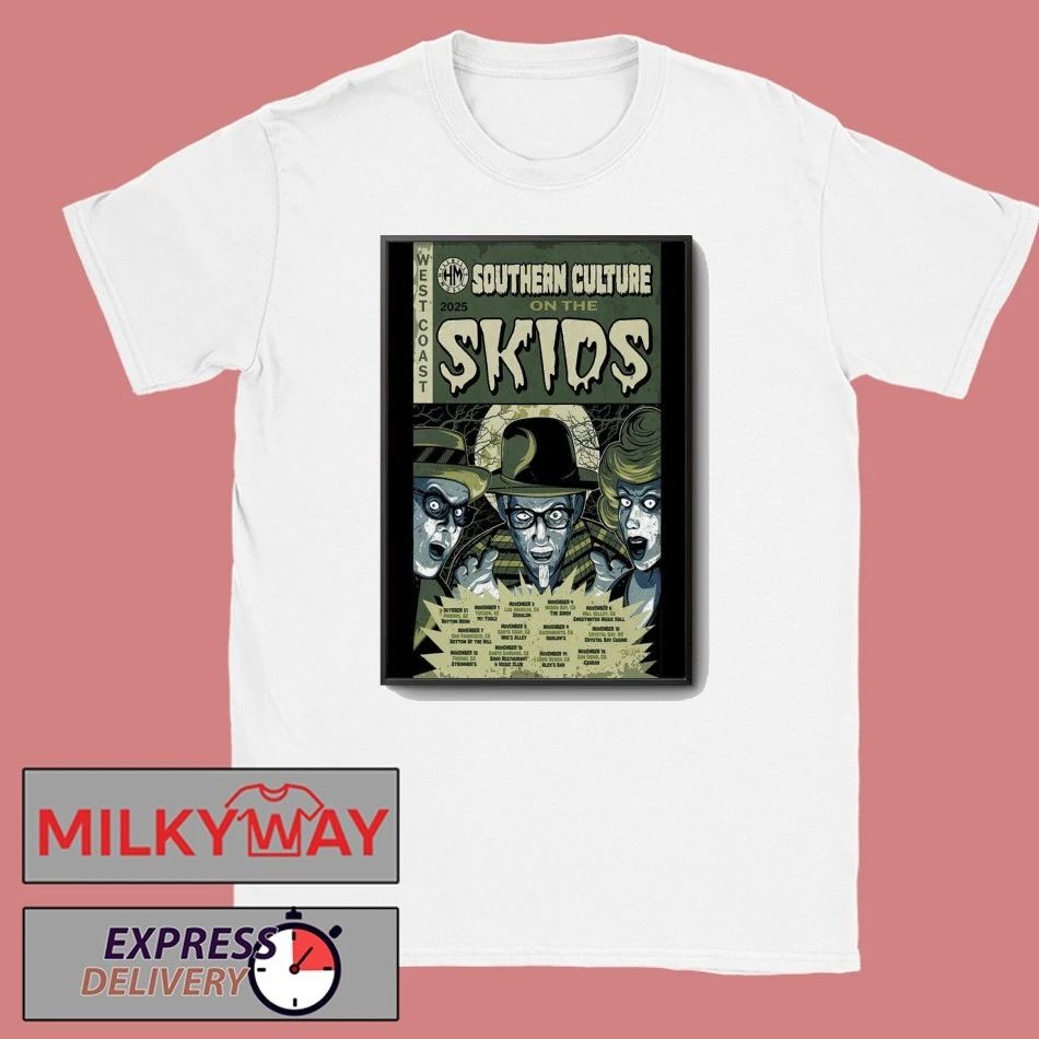 Southern Culture On The Skids West Coast 2025 Shows Poster shirt