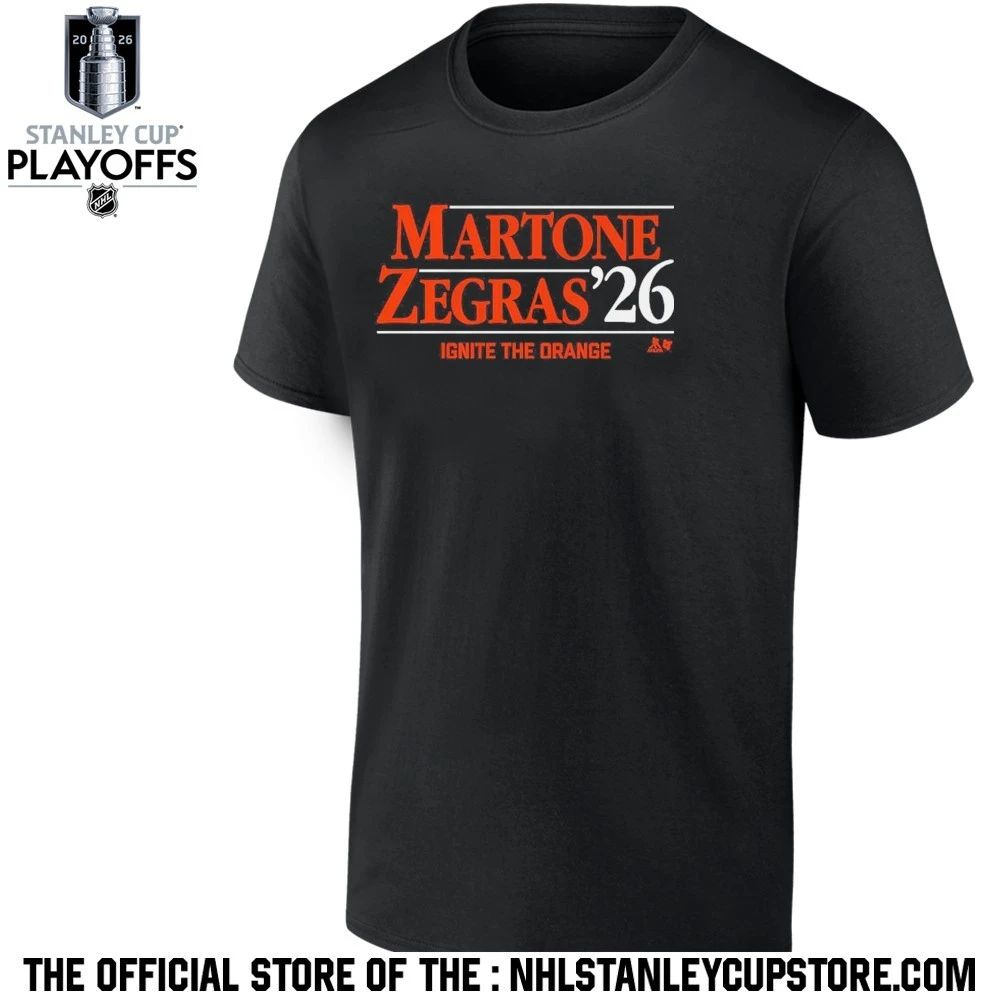 Martone-Zegras ’26 Ignite the orange shirt