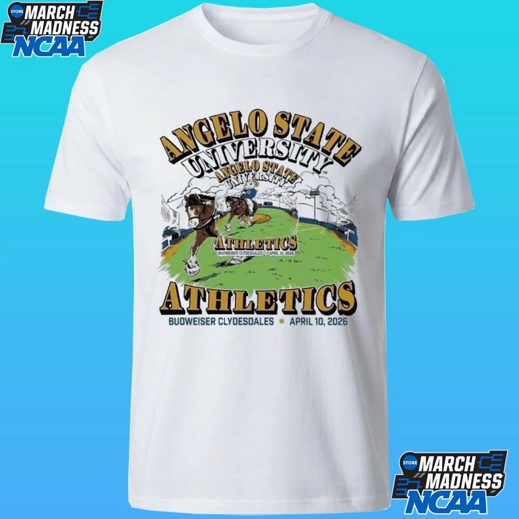 Angelo State University Athletics Budweiser Clydesdales April 10 2026 Shirt