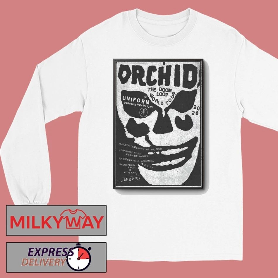 Orchid 2026 The Doom Loop Tour Poster shirt