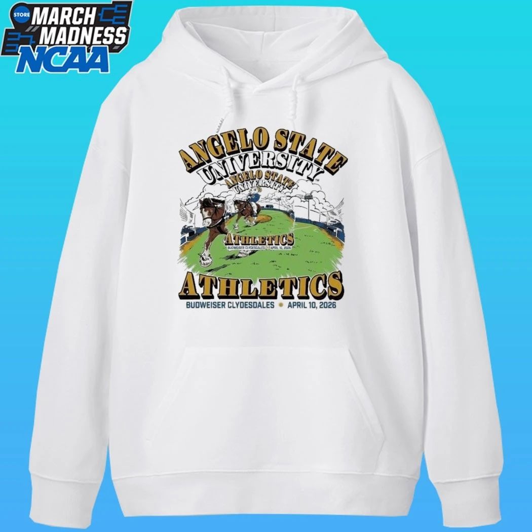 Angelo State University Athletics Budweiser Clydesdales April 10 2026 Shirt