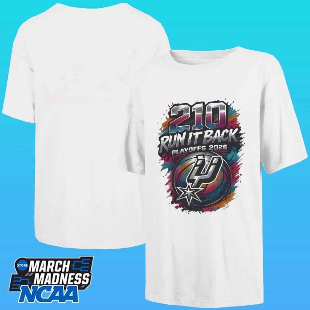 San Antonio Basketball 210 Run It Back Playoffs 2026 Shirt