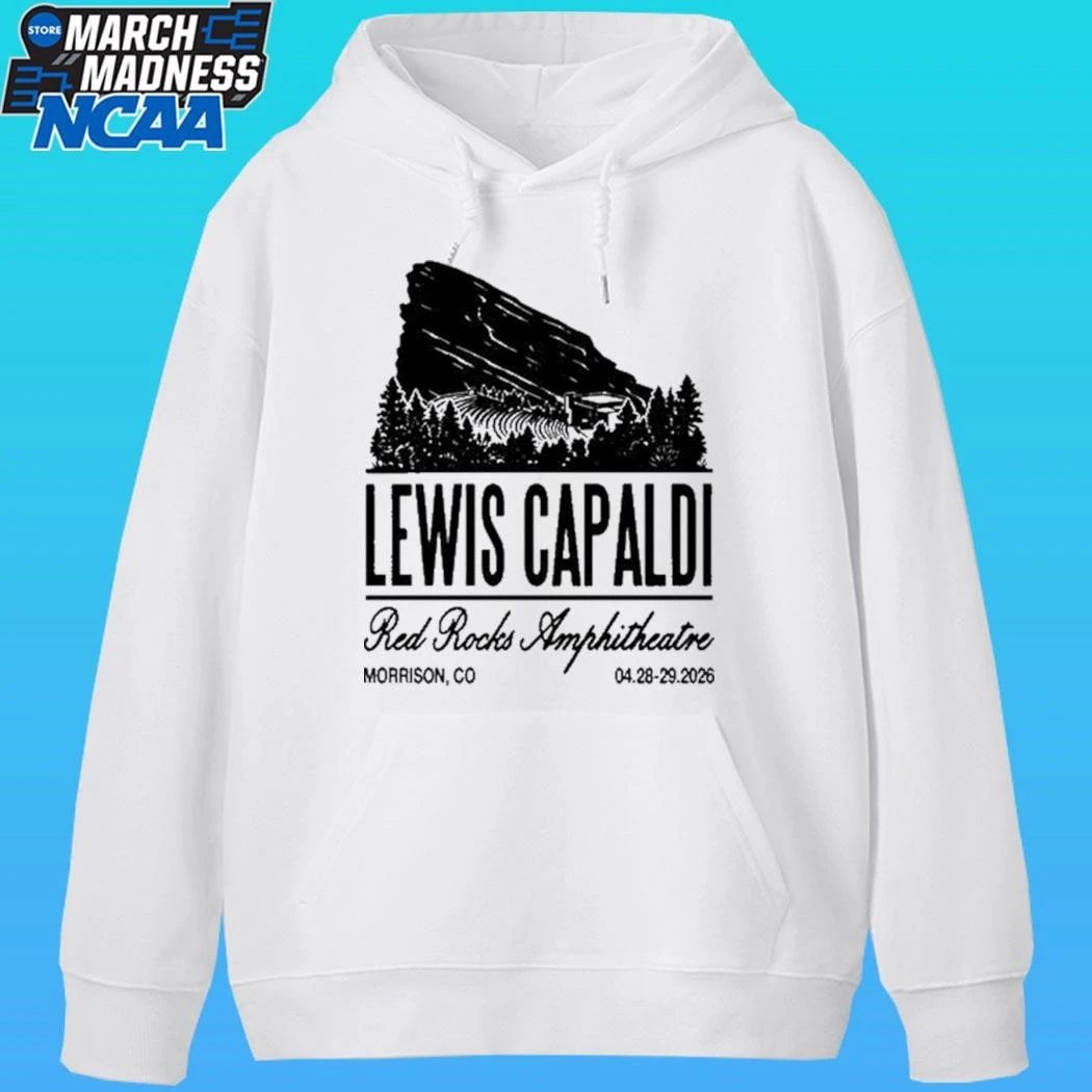 Lewis Capaldi Apr 28-29 2026 Red Rocks Shirt
