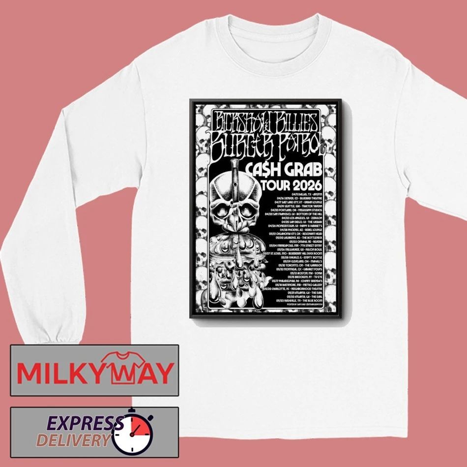 Rickshaw Billies Burger Patrol Cash Grab Tour 2026 Poster shirt