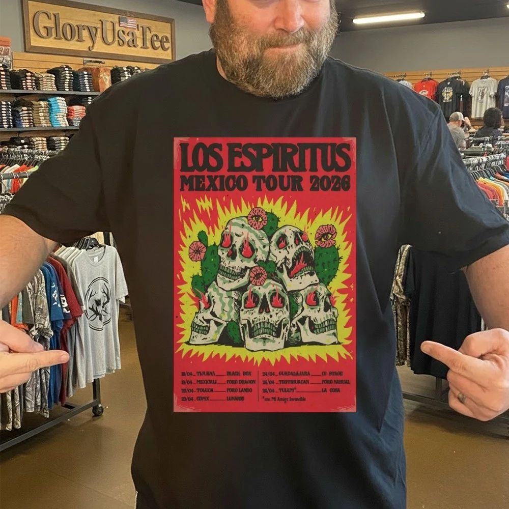 Los Espiritus Mexico 2026 Shows Poster Shirt