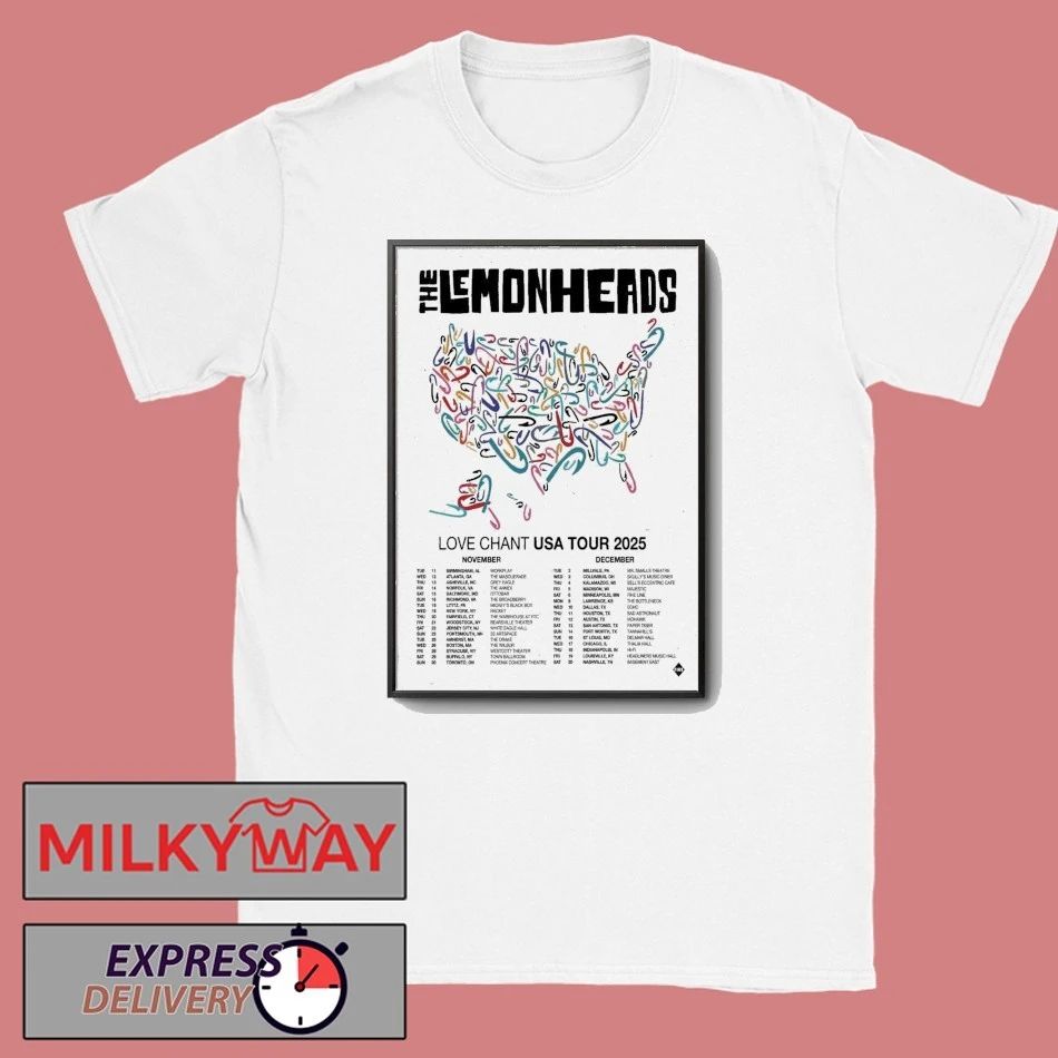 The Lemonheads Live Chant USA Tour 2025 Poster shirt