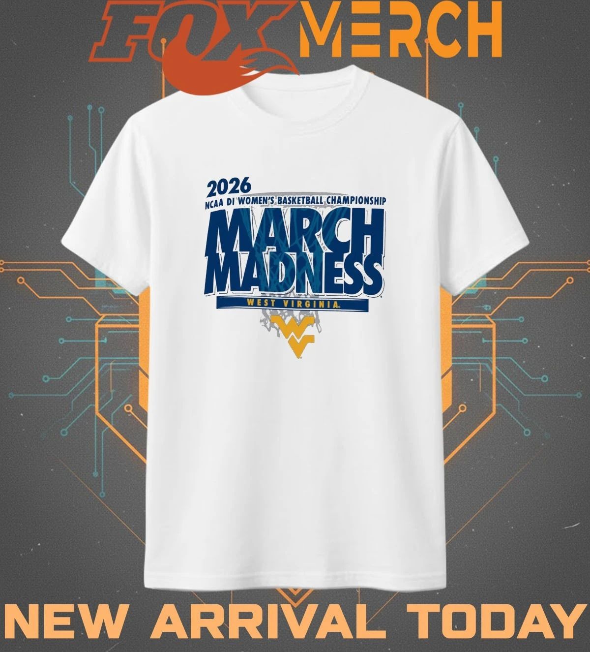 West Virginia Mountaineers 2026 NCAA DI Women’s Basketball Championship March Madness shirt