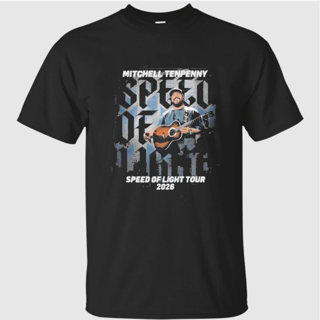 Mitchell Tenpenny Speed of Light 2026 Tour Shirt