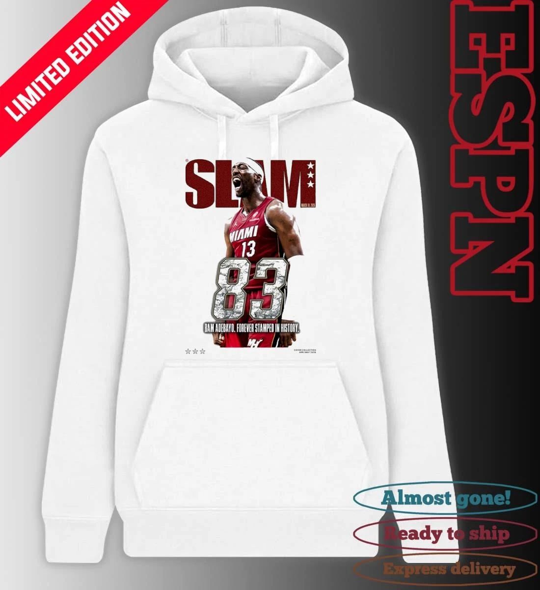 SLAM Bam Adebayo Miami HEAT 83 Points Shirt