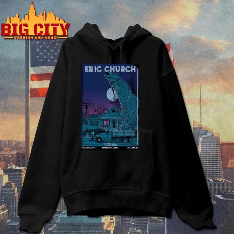 Eric Church Tour In Atlanta, GA 3-20-2026 Poster Shirt