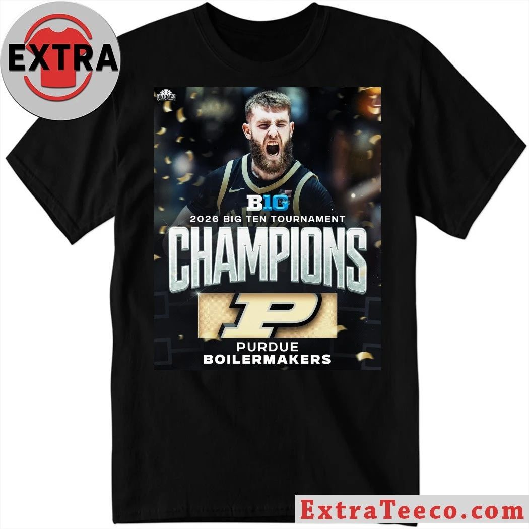The Purdue Boilermakers won the 2026 Big Ten Tournament championship Shirt