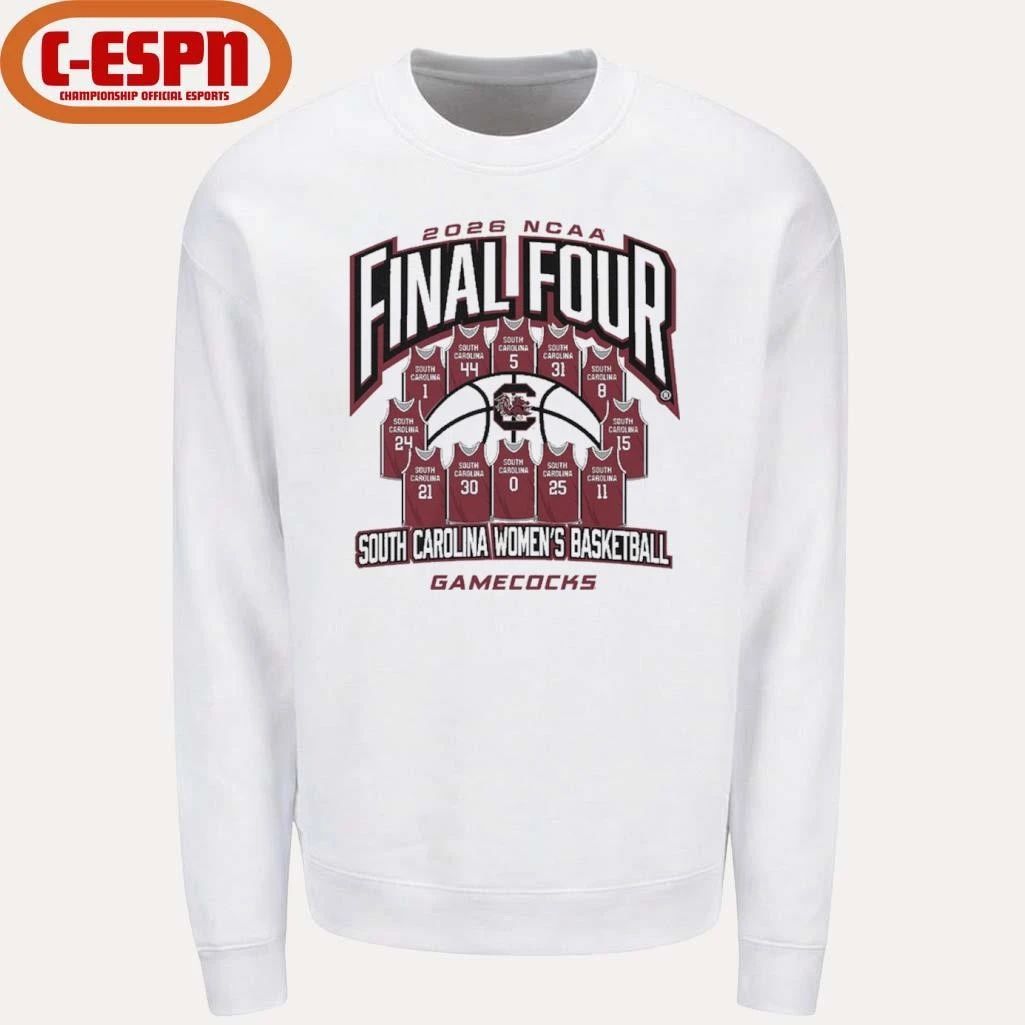 South Carolina Gamecocks 2026 Women’s Final Four Jersey Madness Shirt