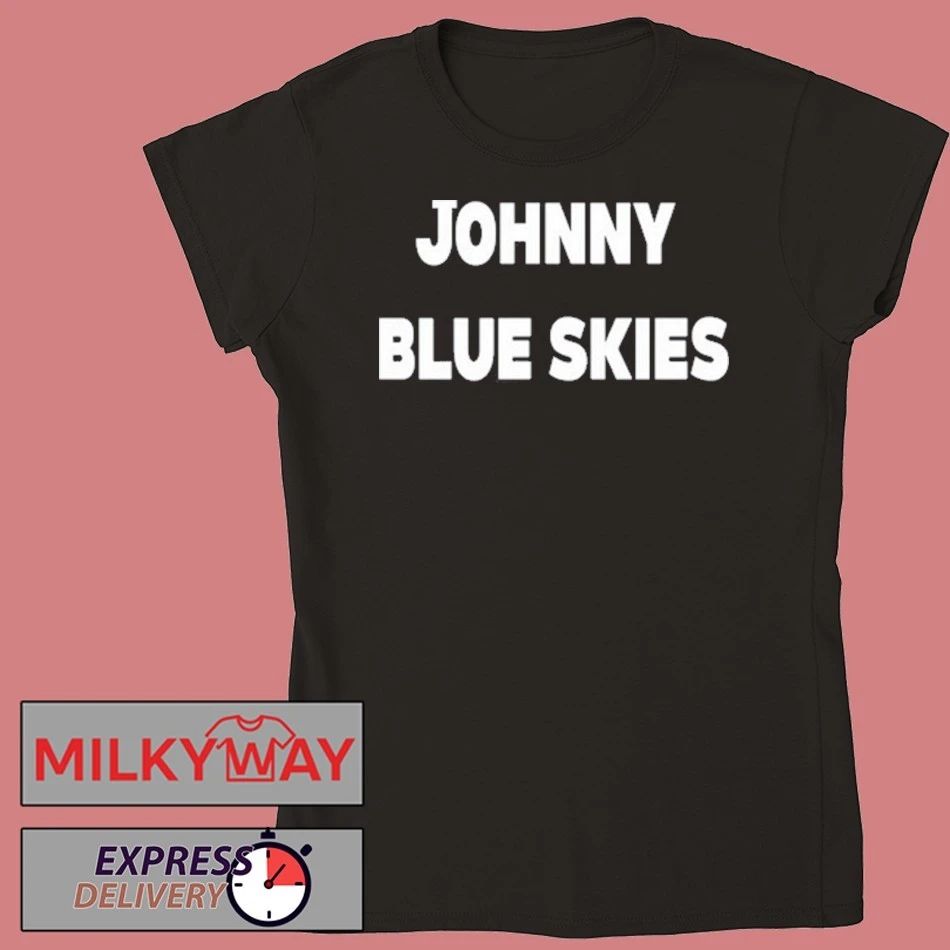 Johnny Blue Skies Triblend Navy 2026 shirt