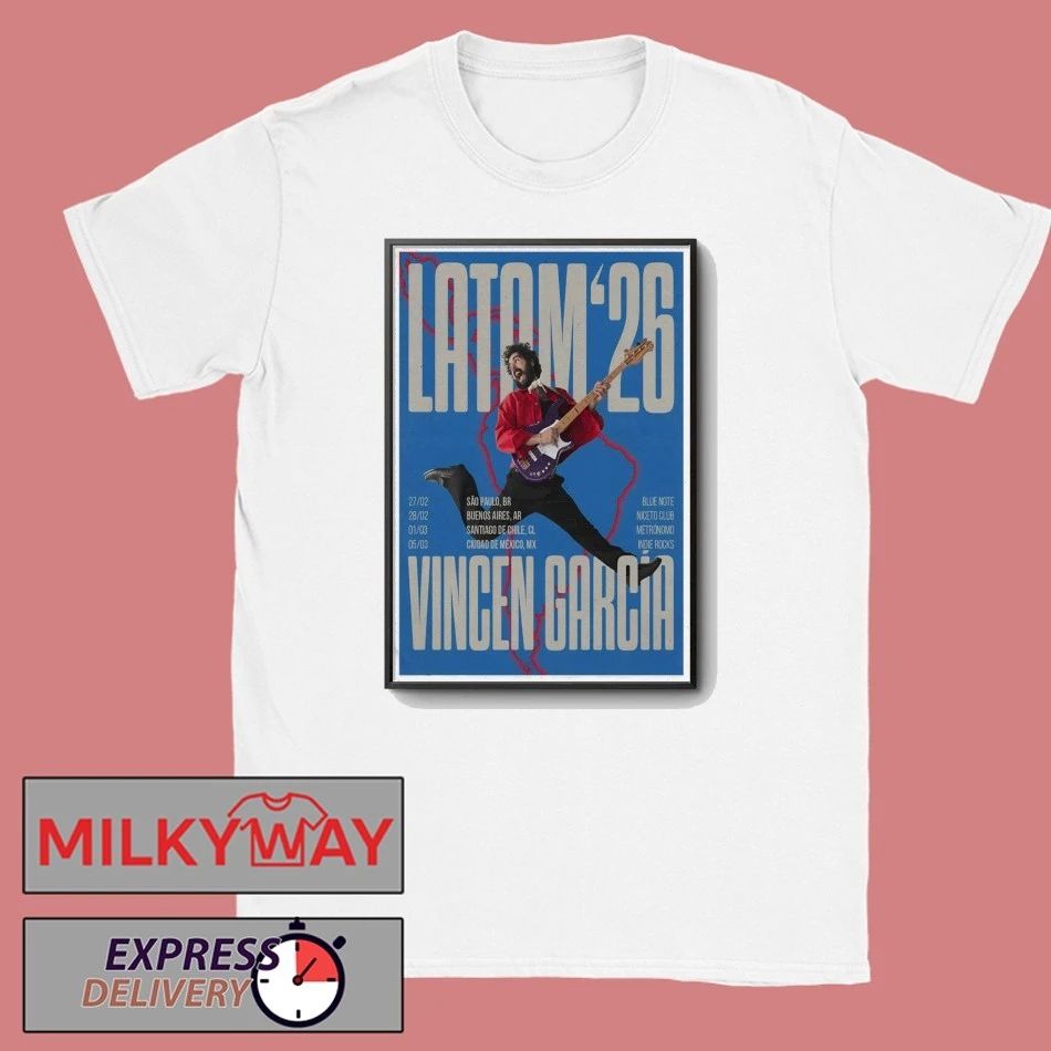 Poster Vencen Garcia Latam Tour 26 shirt