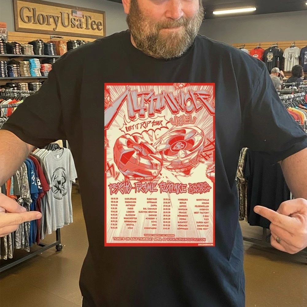 Fox Lake Let it Rip Tour UK EU 2026 Poster Shirt
