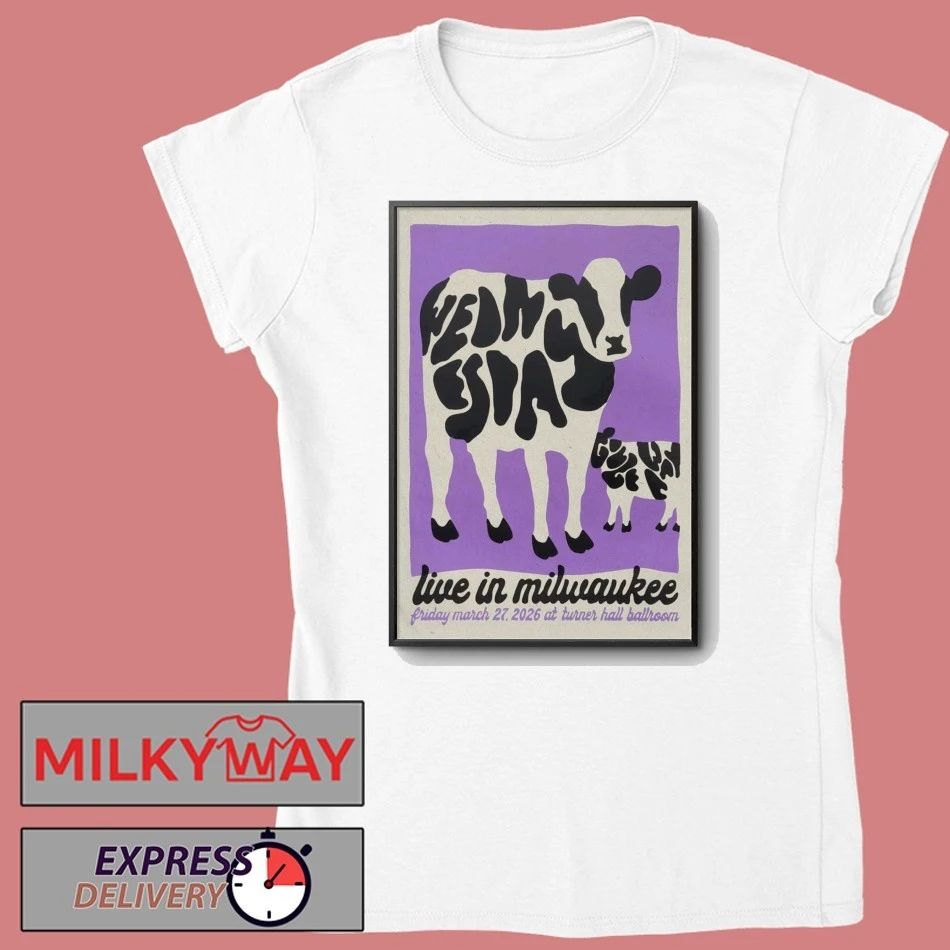 Wednesday Band March 27 2026 In Milwaukee, WI Tour Poster shirt