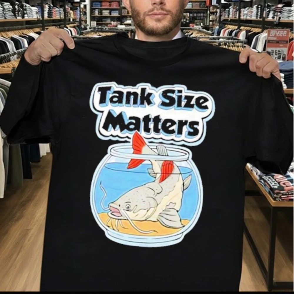 Redtail Catfish Tank Size Matters shirt