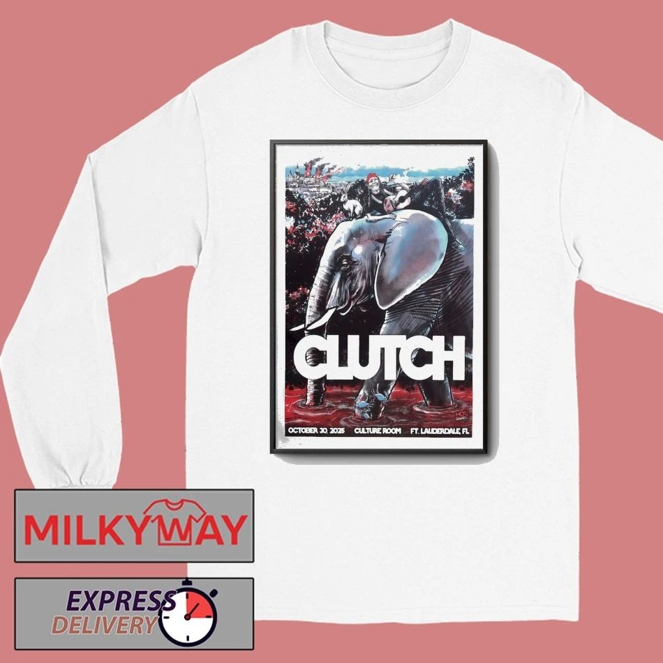 Clutch Oct 30 2025 Fort Lauderdale FL Poster shirt