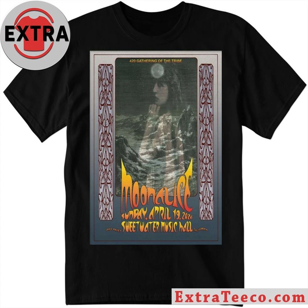 Moonalice April 19 2026 In Mill Valley CA Poster Shirt