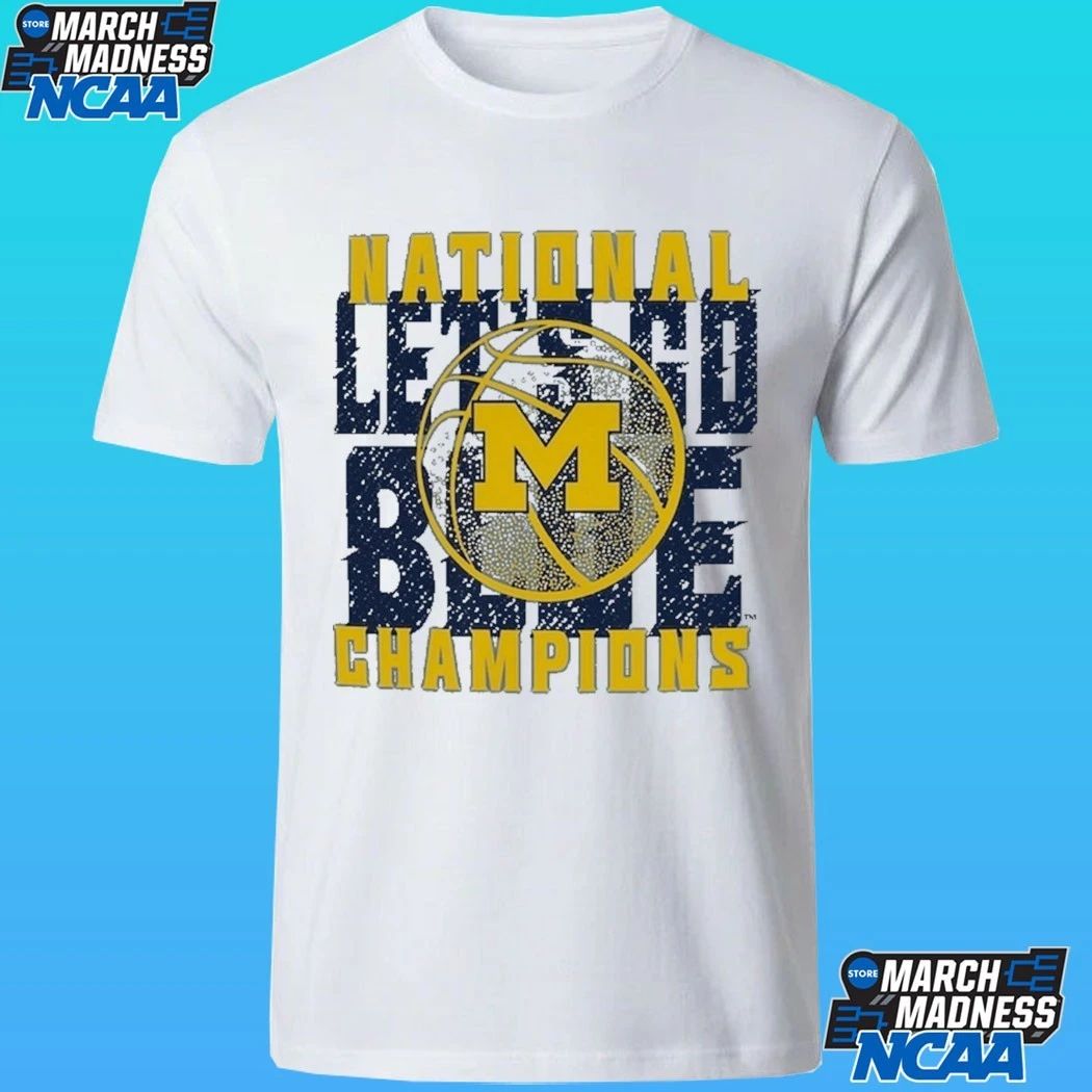 Michigan Wolverines Comfort Colors 2026 NCAA Men’s Basketball National Champions Phrase Overlay Shirt
