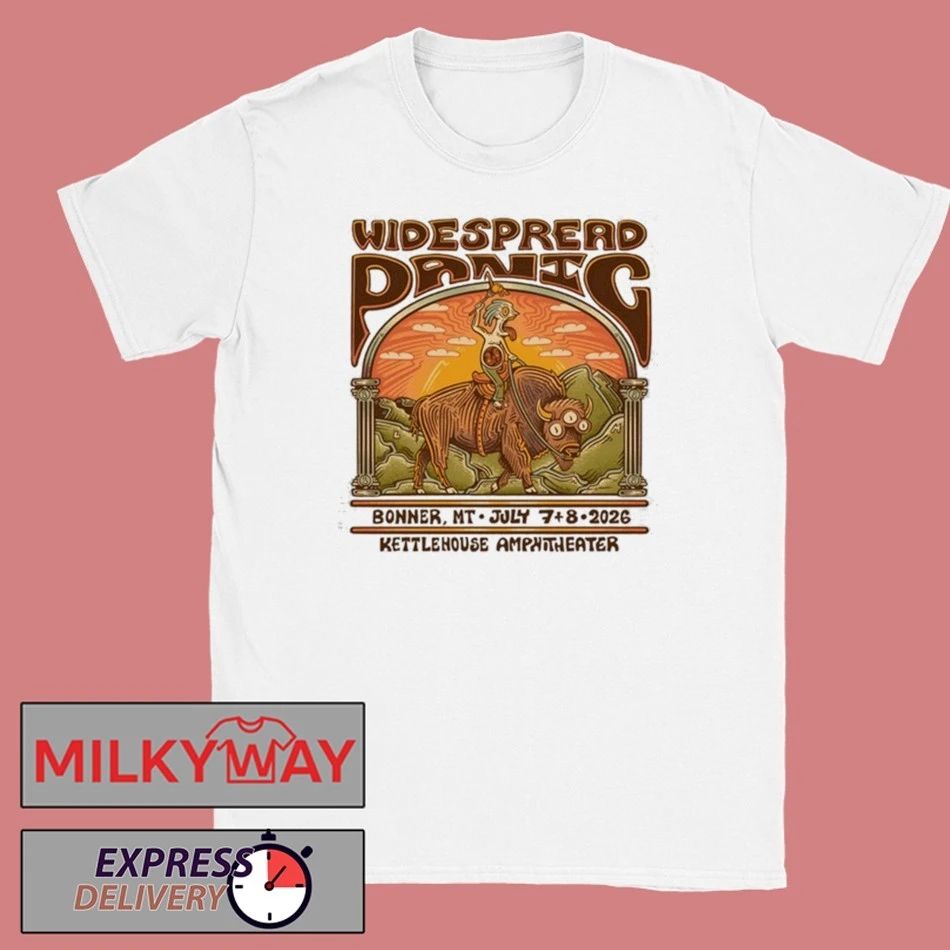 Widespread Panic 7 7-7 8 2026 Bonner MT Shirt
